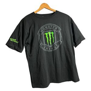 Exclusive Promo Monster Energy drink logo black Shirt Merch Sz L